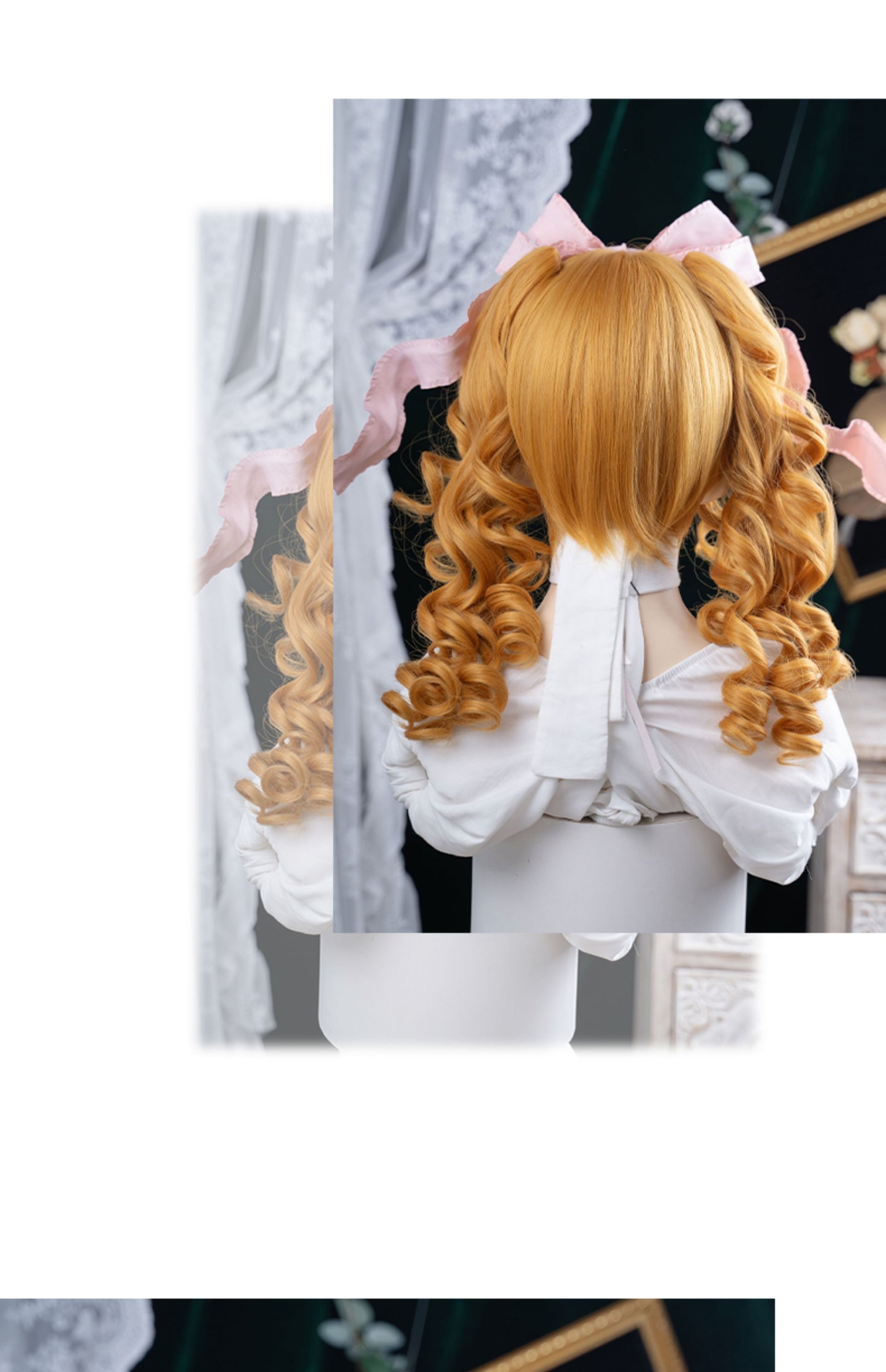 Alice Garden - Lolita Doll Twin Ponytail Wig Sweet Wheat wig Alice Garden