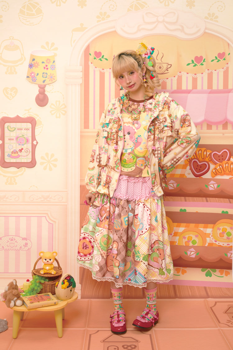 Lutra Jump - Decora Kei Patchwork Hooded UPF50 Sun Jacket jacket Lutra Jump