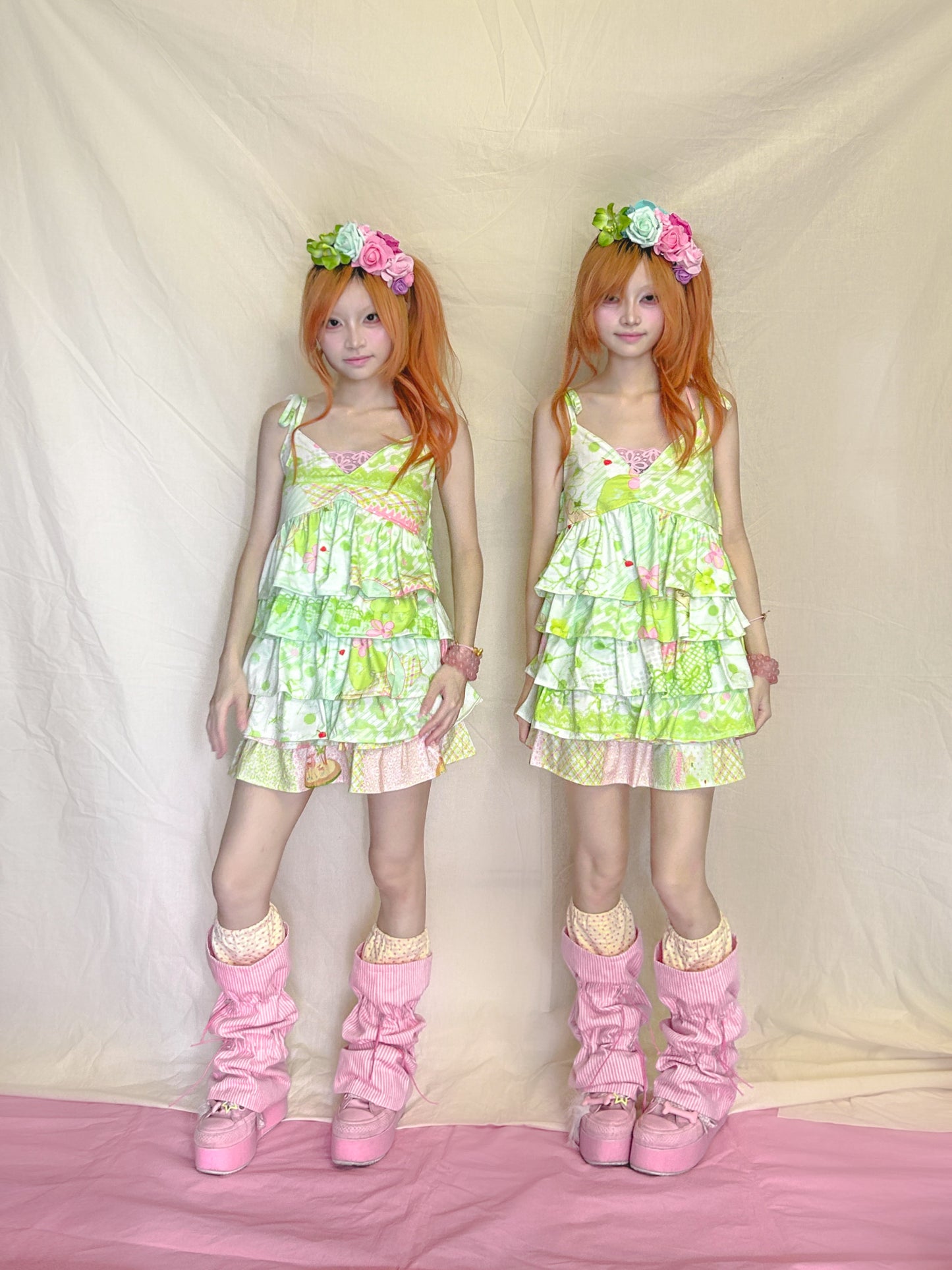 YJM with biubiu - Decora Kei Ruffle Cake Skirt skirt YJM with biubiu