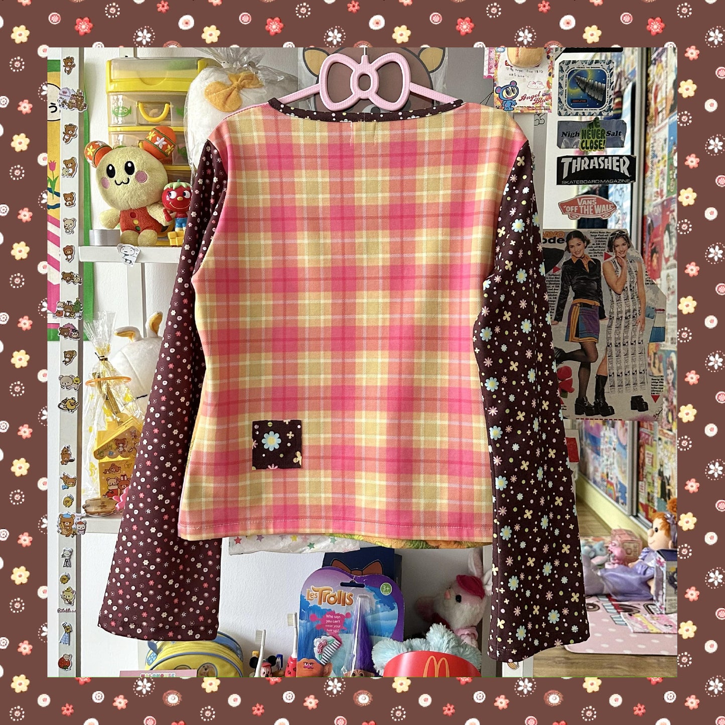 BodyTalk - Y2K Vintage Puppy Print Top shirt bodytalk