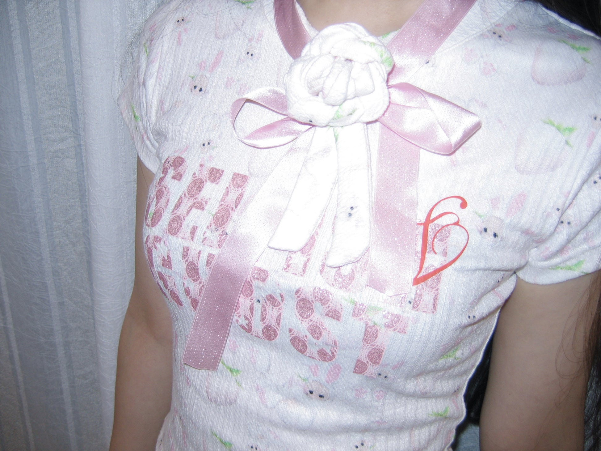 SelfishGhost - Bunny Strawberry Bow Two-Piece Set set SelfishGhost