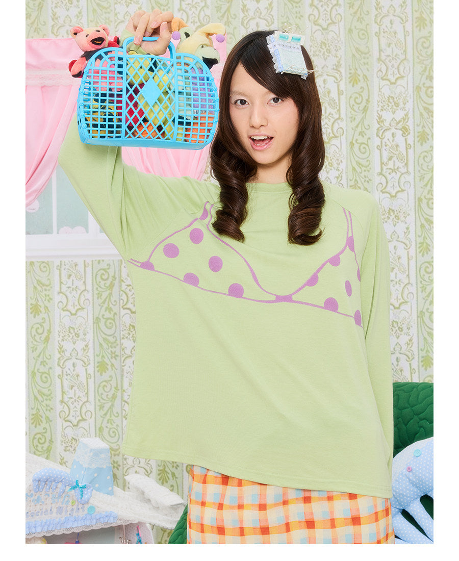 UnsocialNight - Bikini Print Relaxed T-Shirt tee UnsocialNight