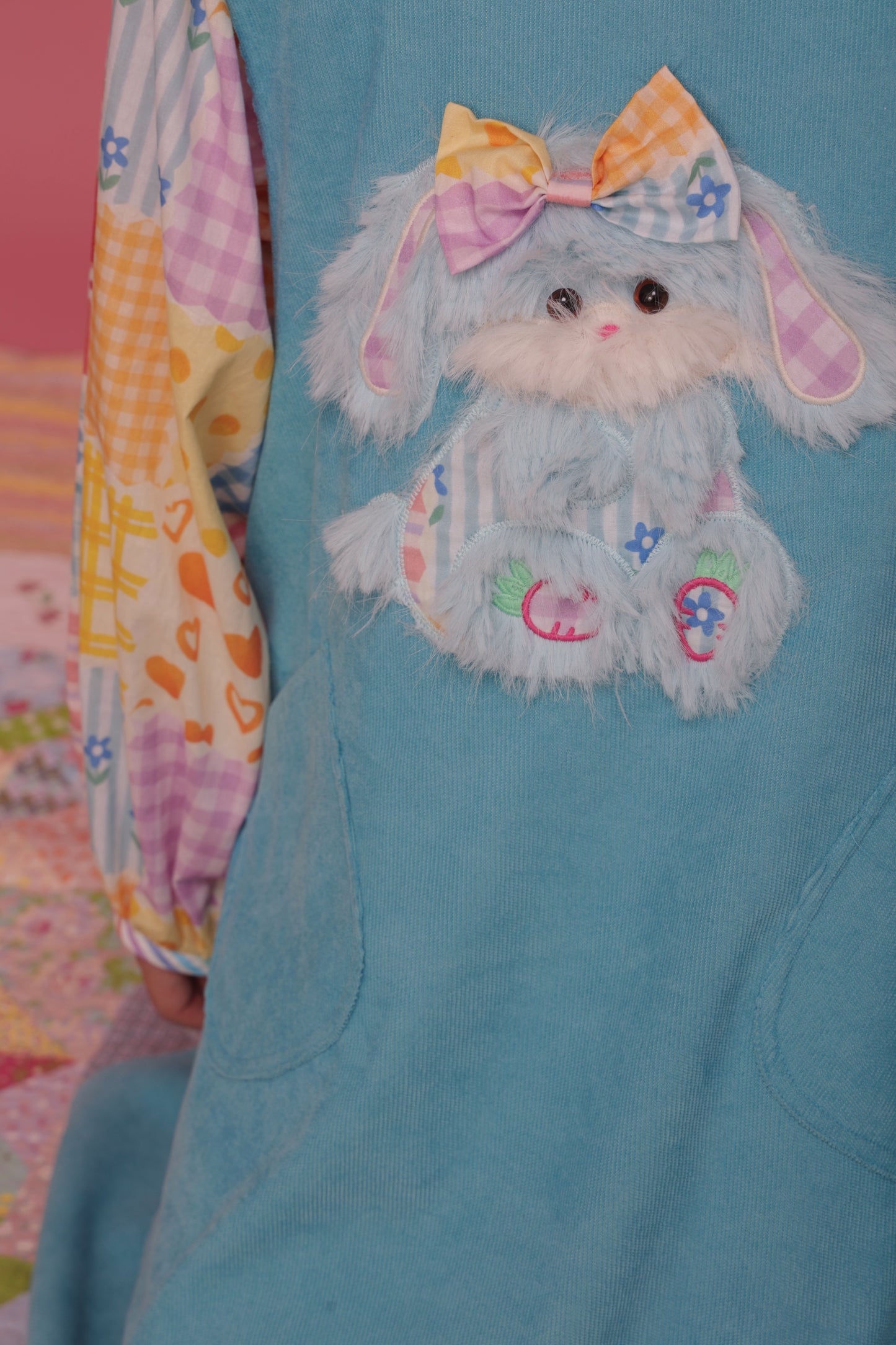 SemenCoicis Dress Showa Cute Puppy Dress Plush Doll Corduroy Dress Vest Dress dress SemenCoicis