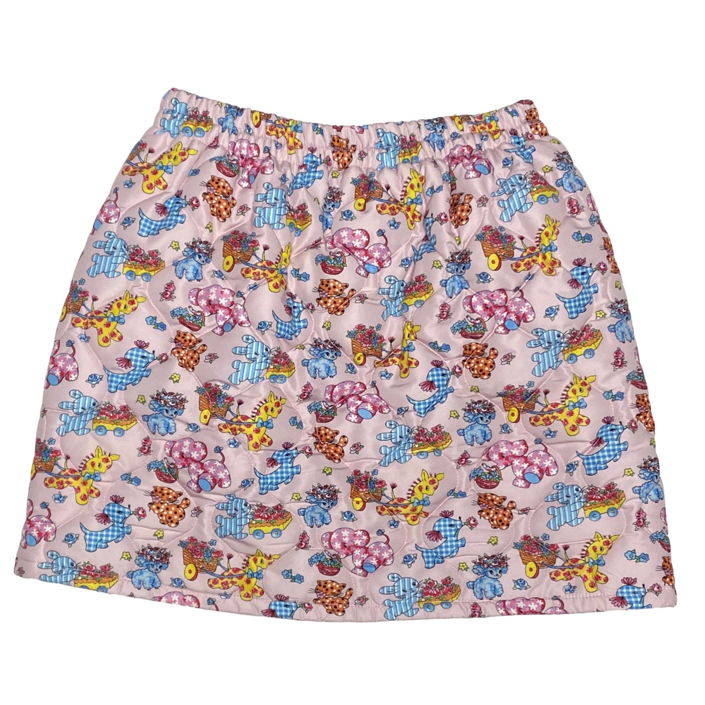bunnybunnygun - Kawaii Quilted Padded Skirt skirt bunnybunnygun
