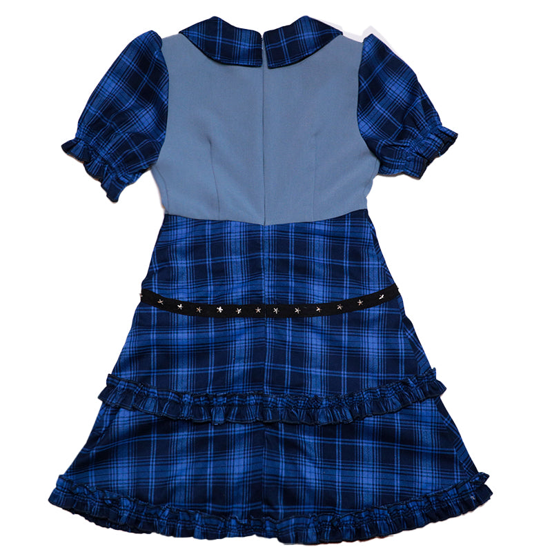 Hashtag DDD - Y2K Blue Plaid Dress dress Hashtag DDD