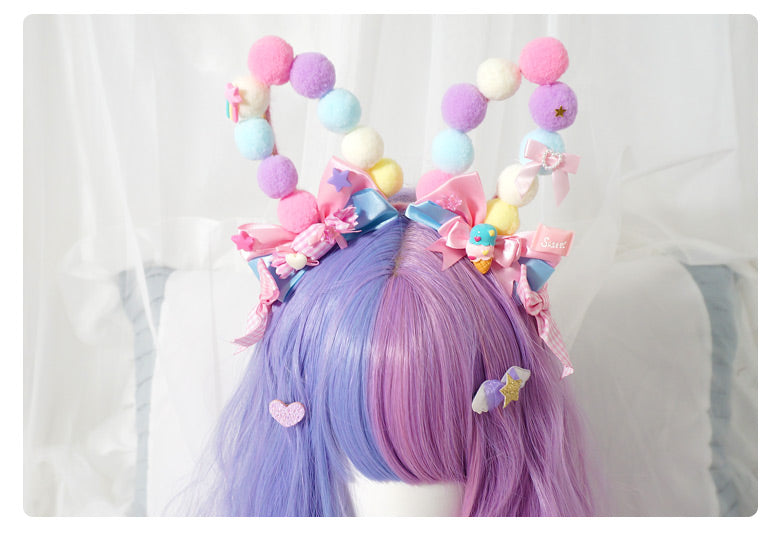 Maojiang Pastel Hair Clips | Harajuku Sweet Bear Candy Hair Clips hair clip maojiang