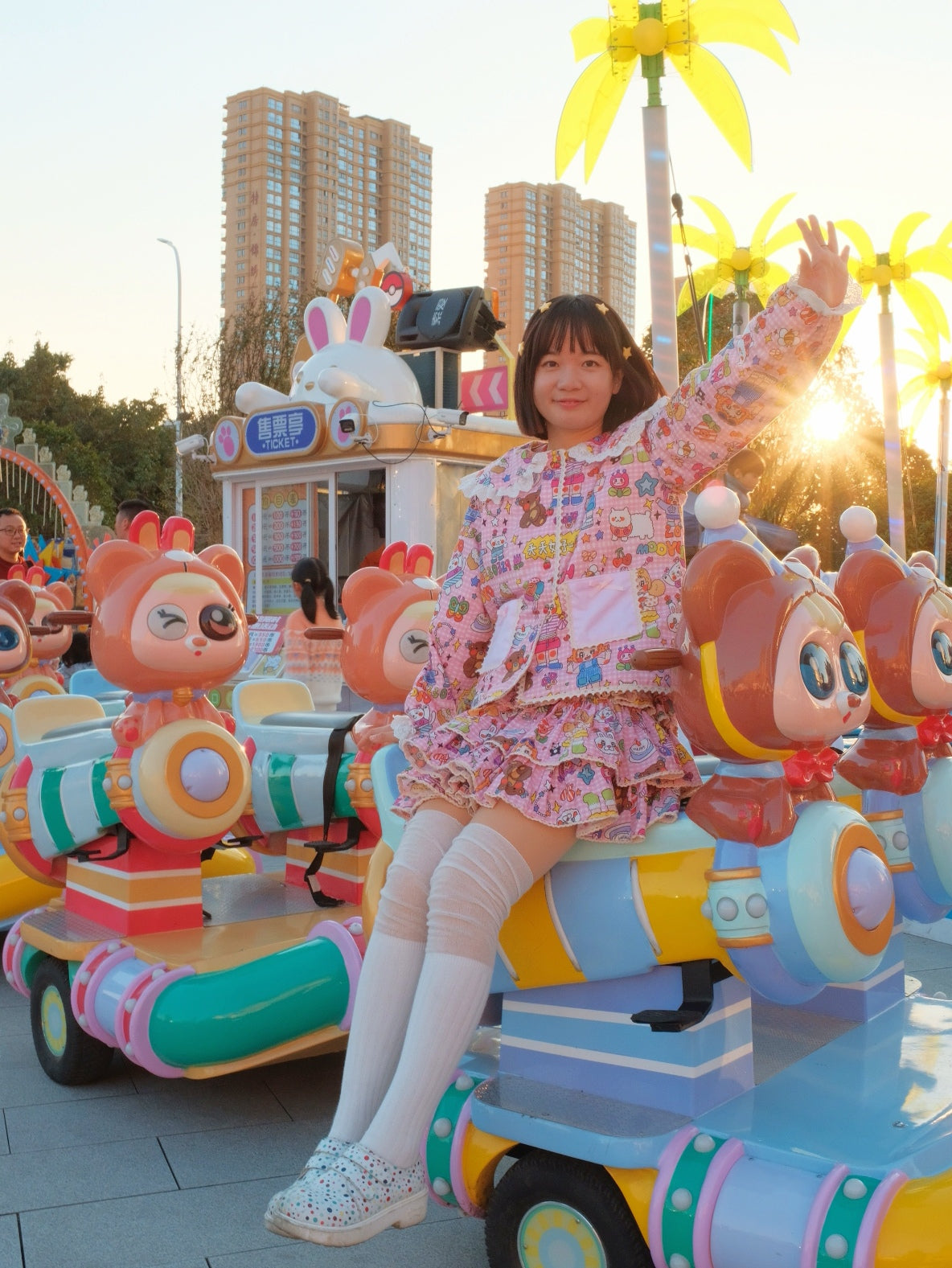 MOOYO Colorful Puffy Cotton Jacket | Cute Harajuku Winter Coat jacket MOOYO
