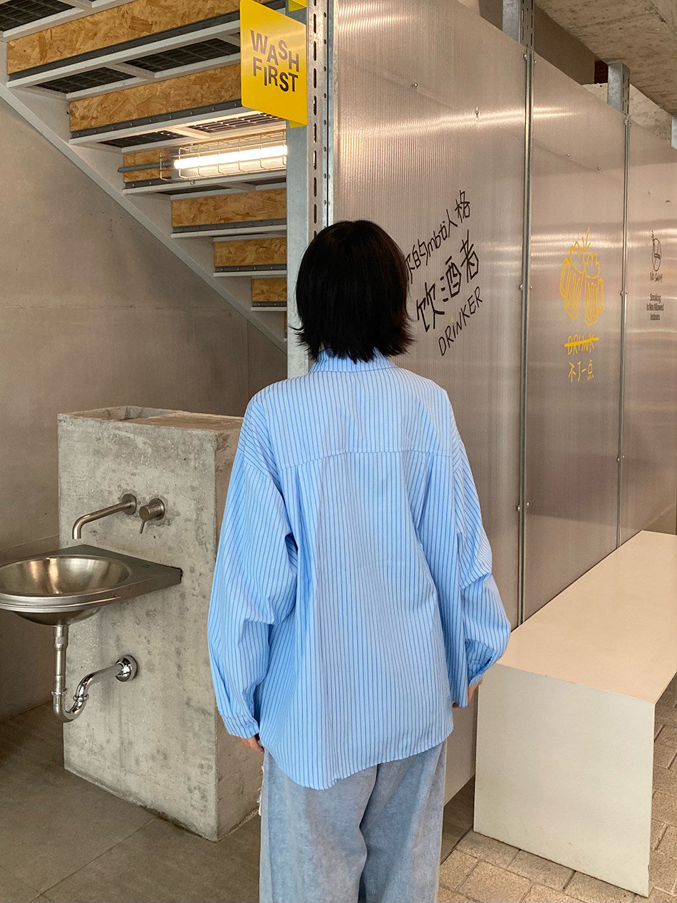 BIBULU - Kidcore Cartoon Stripe Shirt shirt BIBULU