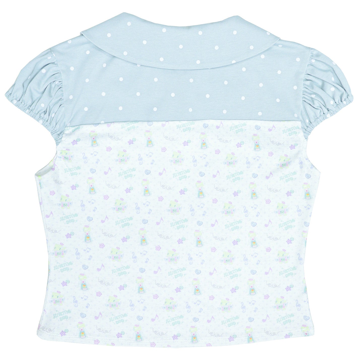 Hashtag DDD - French Doll Collar Puff Sleeve Tee tee Hashtag DDD