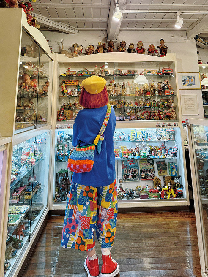 made in zzz – Retro Color Wide-Leg Cropped Pants pants made in zzz