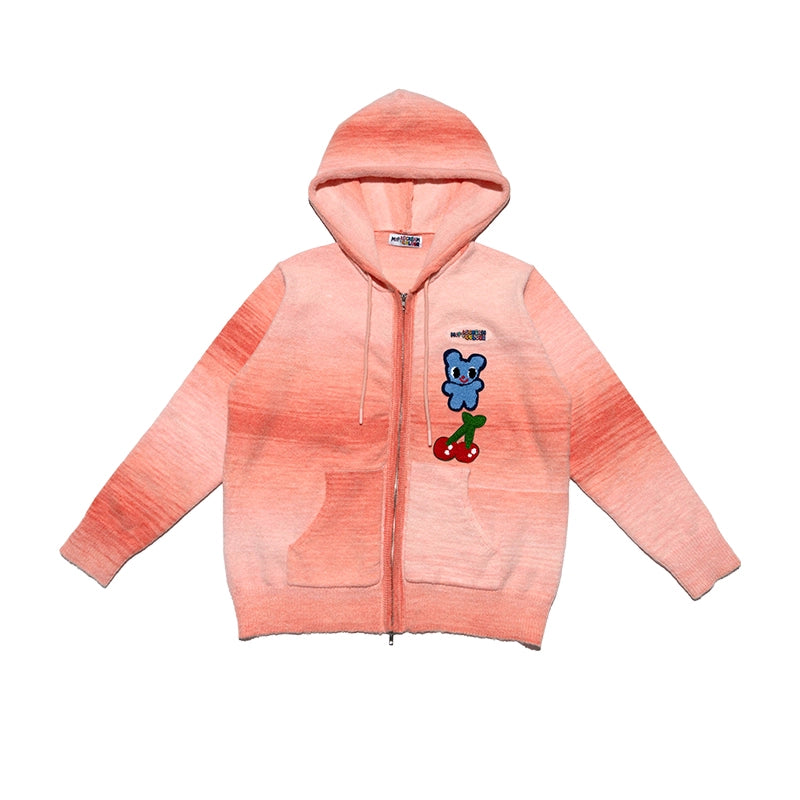 Iscreamcolour Orange Gradation Cardigan Girly Fashion cardigan iscreamcolour