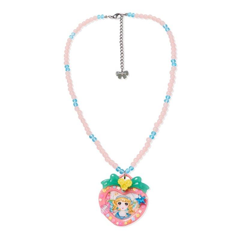 Harajuku Necklace Love-heart Necklace Hair Clip Decora Fashion Hair Clip hair clip Lutra Jump