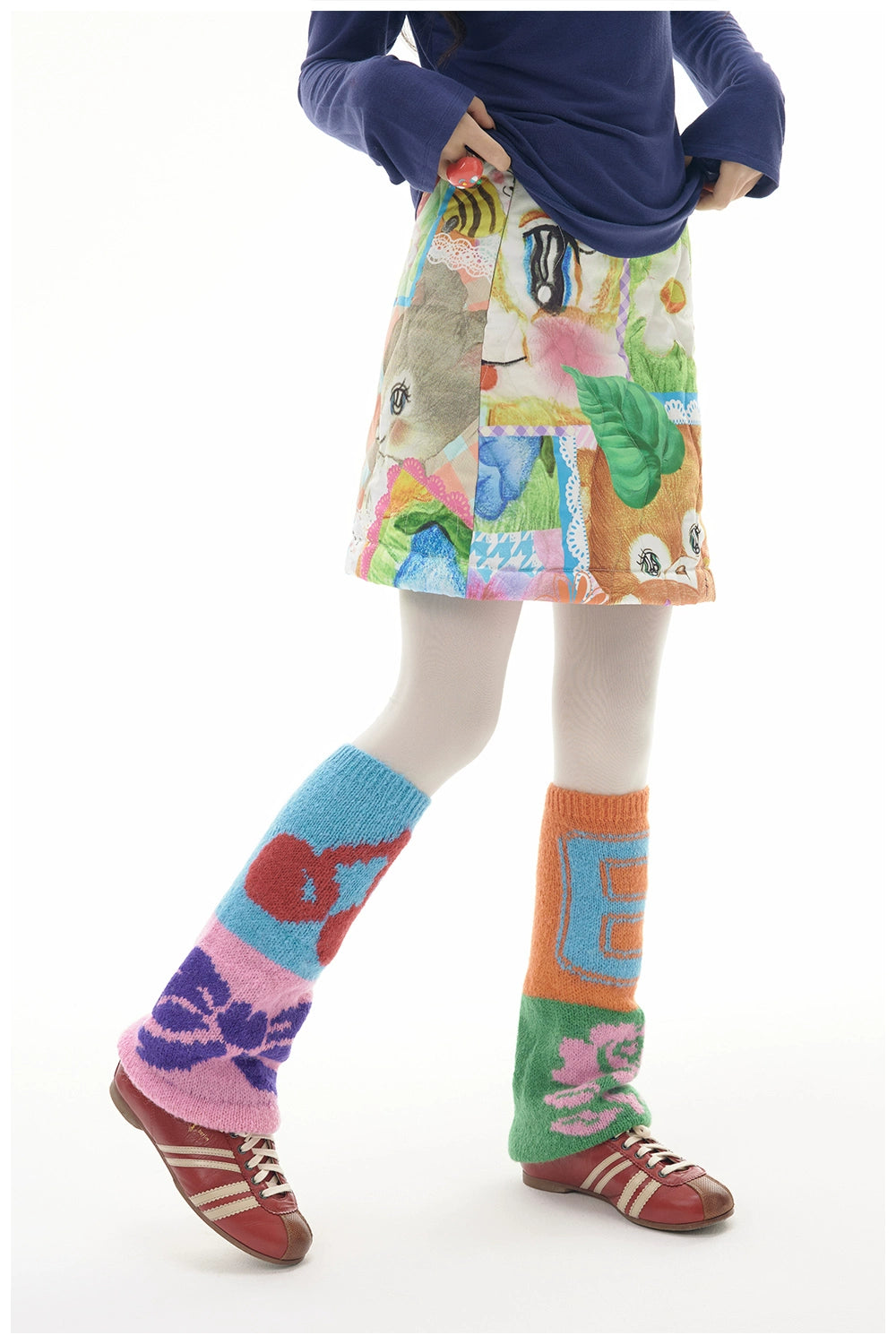 Harajuku Skirt Print Skirt Decora Fashion Skirt Cotton Padded Skirt skirt tntntutu