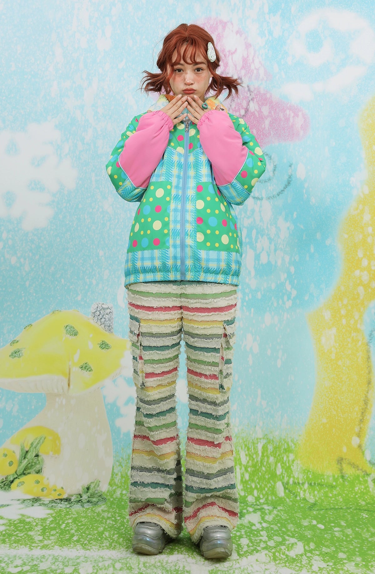 frufru Decora Rainbow Stripes Pants pants frufru