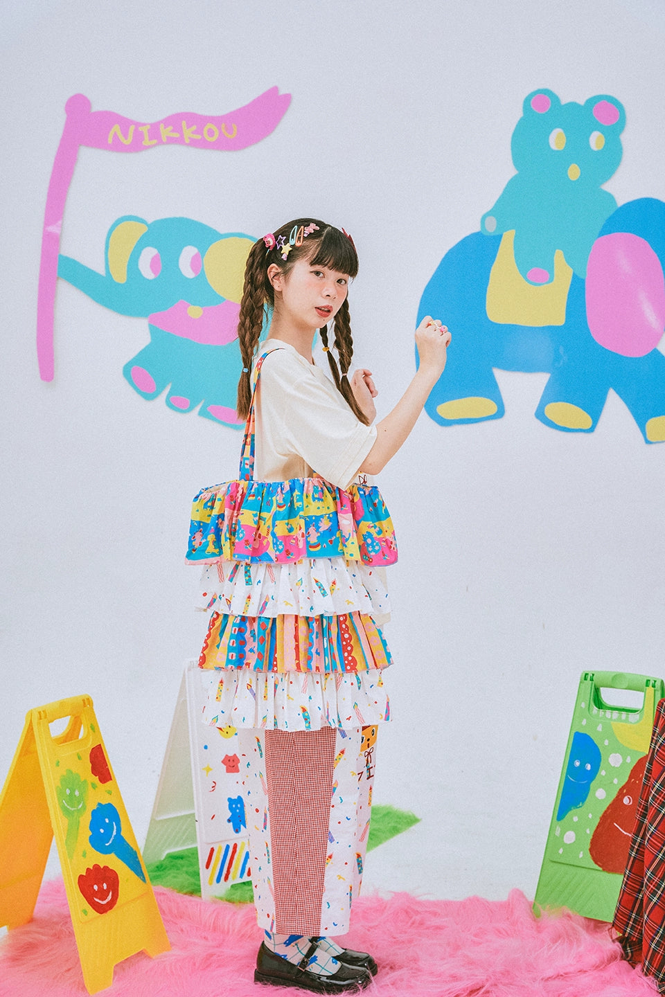 Harajuku Bag Funny Tiered Bag Decora Fashion Bag bag Nikkou home