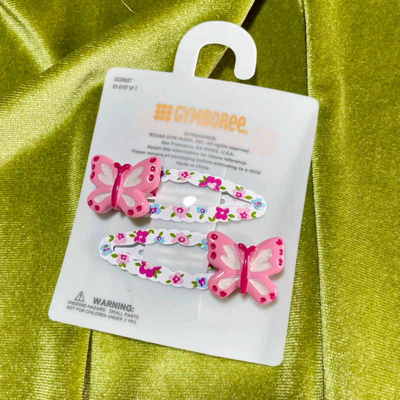 StrangeLab Cute Hair Clip | Candy Color Butterfly Clip | BB Bangs Clip hair clip strangelab C