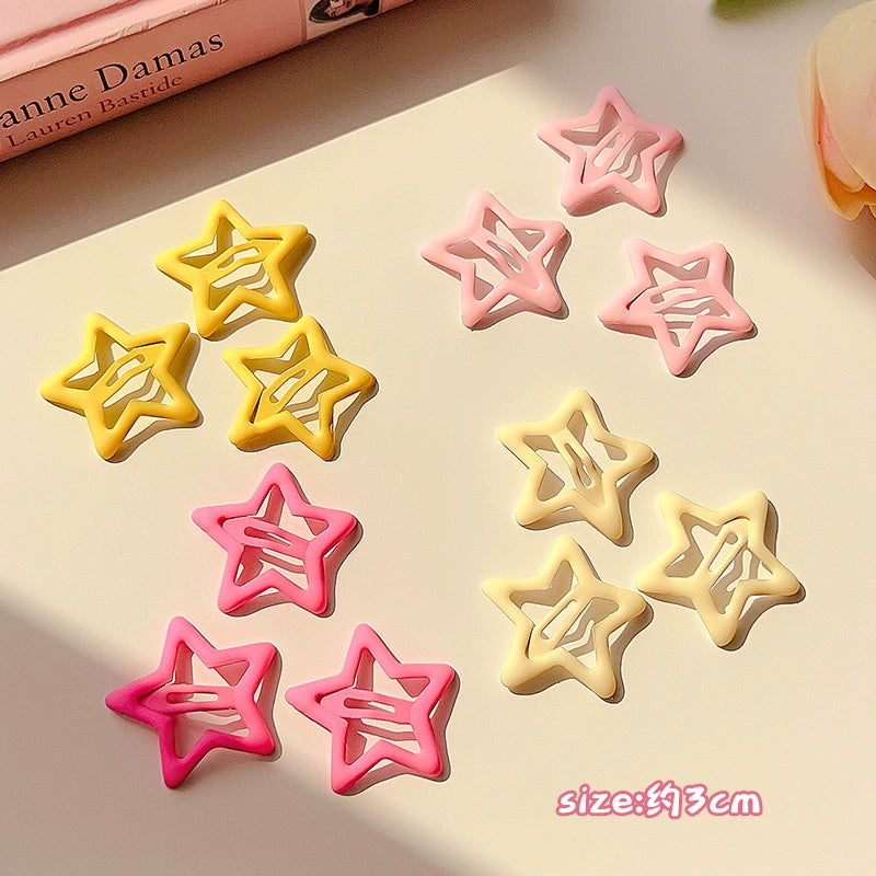 Decora Hair Clips Colorful Star Hair Accessories Bang Hair Clips hair clip Land Decora