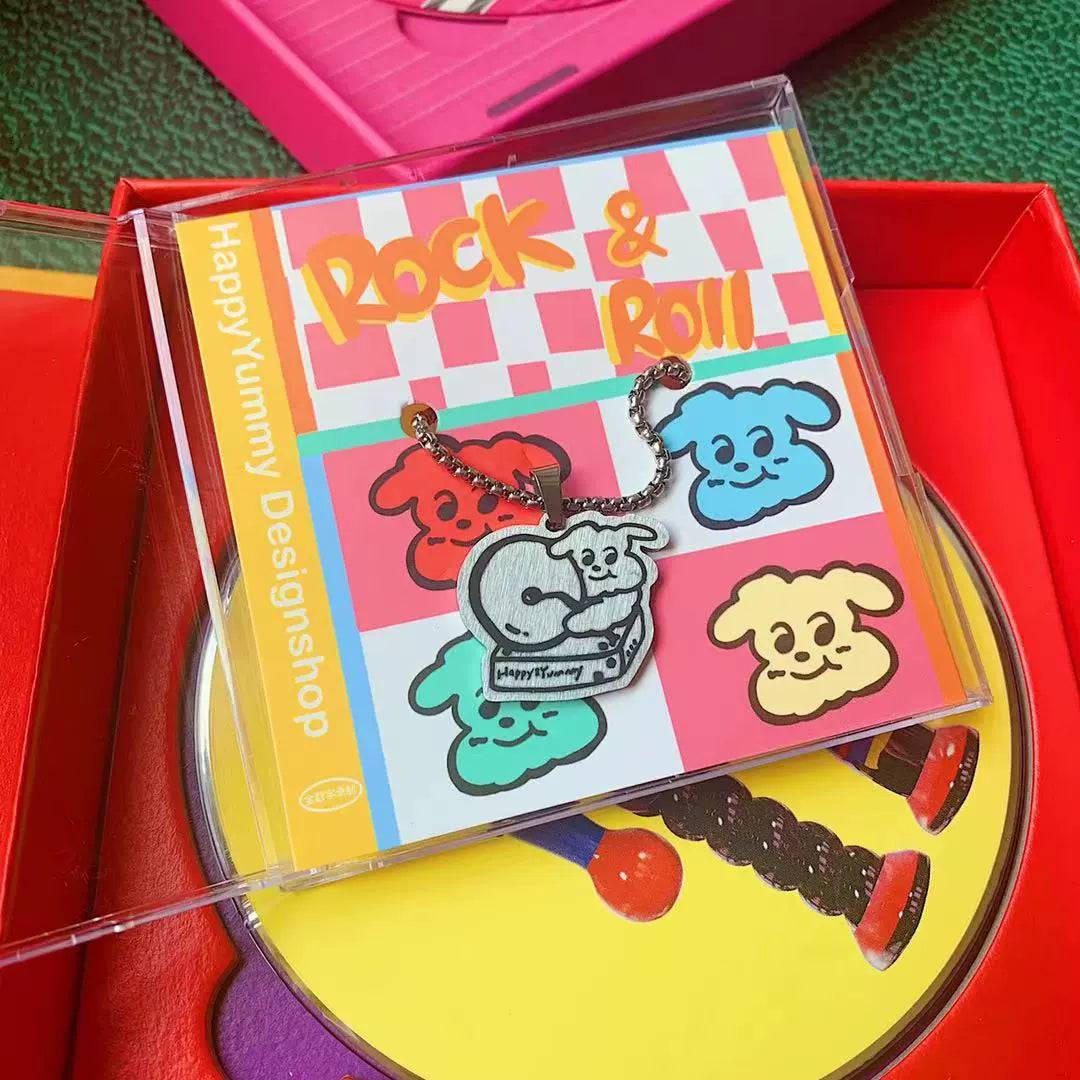 Harajuku Necklace Cartoon Cute Necklace Metal Necklace Original Design Necklace necklace HappyYummy