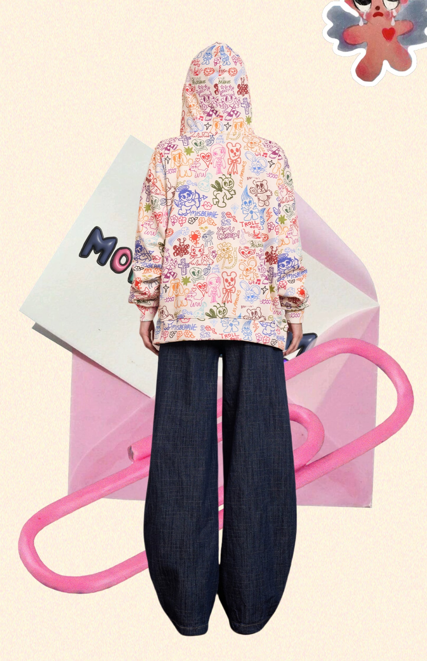 Iscreamcolour Colorful Lines Cardigan Girly Fashion cardigan iscreamcolour