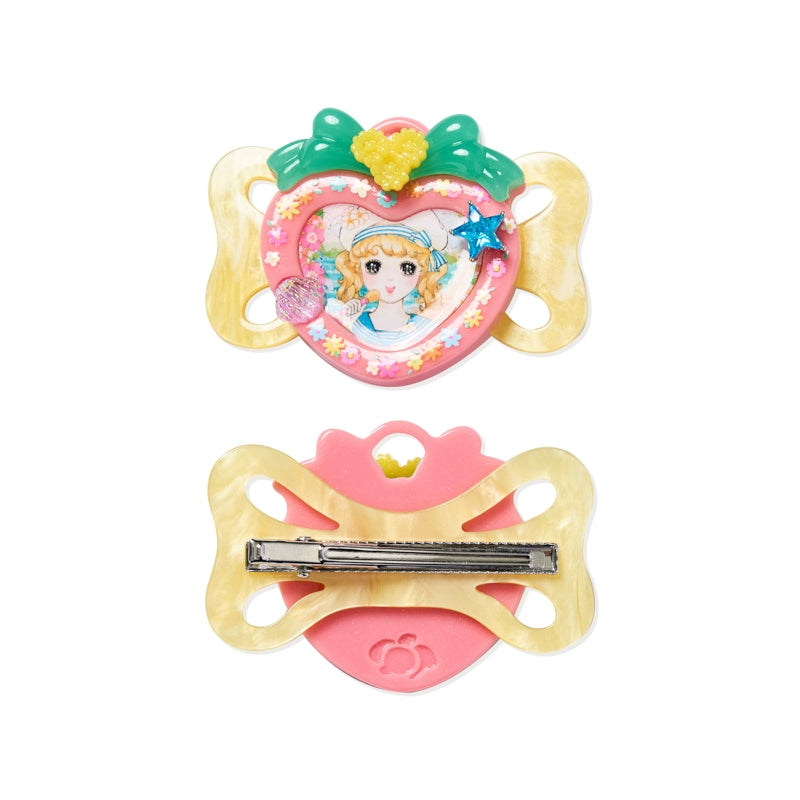 Harajuku Necklace Love-heart Necklace Hair Clip Decora Fashion Hair Clip hair clip Lutra Jump