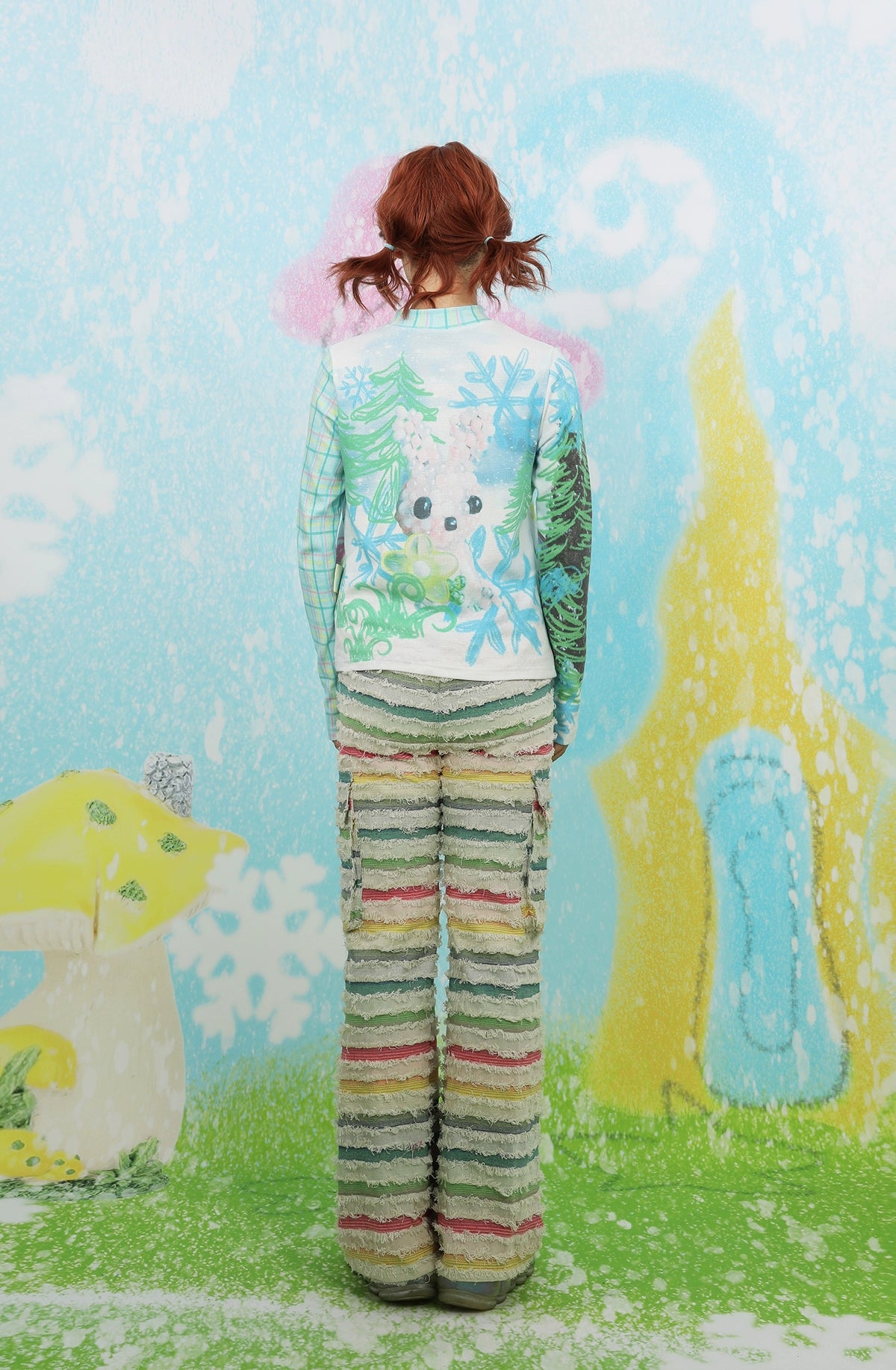 frufru Decora Winter Snowman Sweatshirt shirt frufru