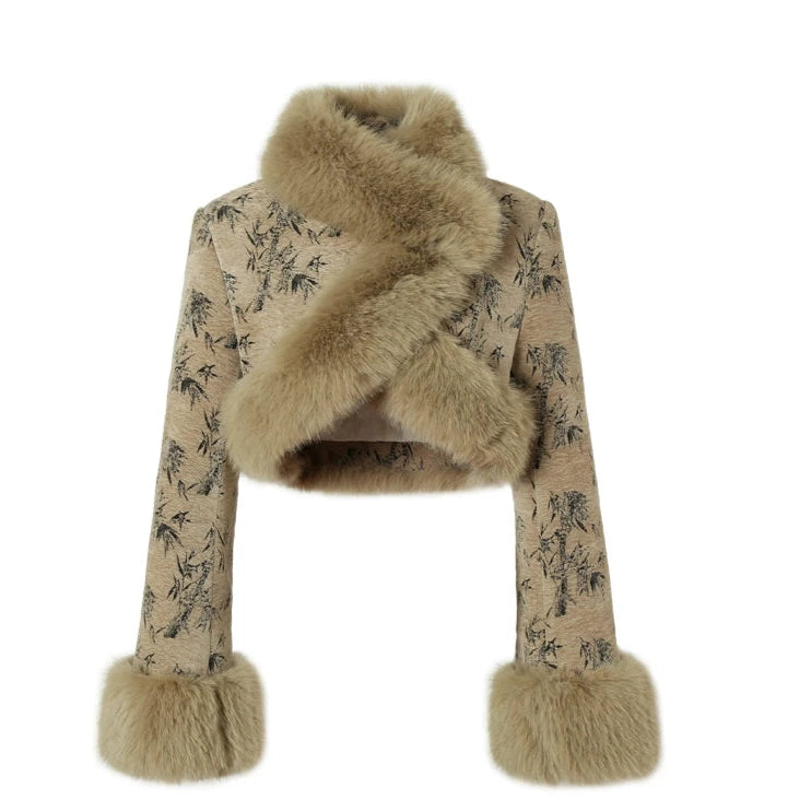 YZZI HE Retro Cozy Coat Dress Suit dress YZZI HE