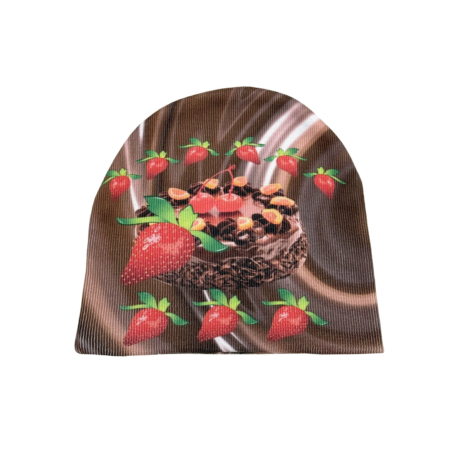 Harajuku Hat Knitted Stretch Beanie hat Fruits