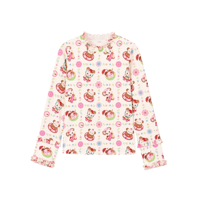 Harajuku Sweatshirt Bunny Sweatshirt Decora Kei Sweatshirt Inner Layer Sweatshirt shirt Lutra Jump