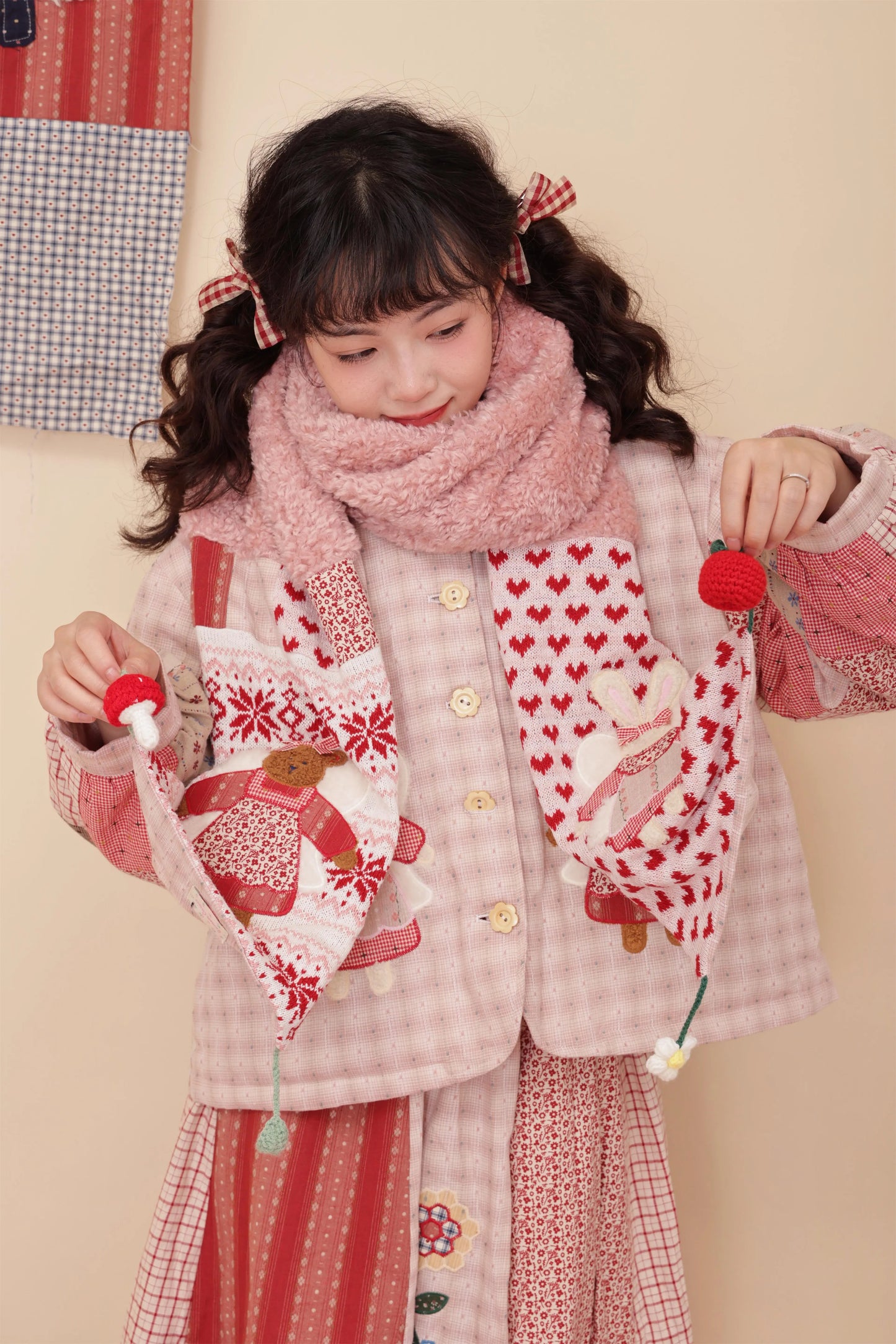 SemenCoicis KidCore Xmas Vibe Scarf scarf SemenCoicis