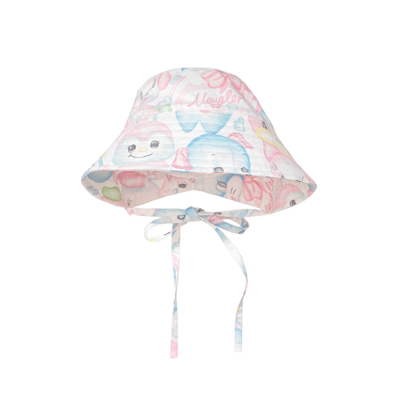 Meugler Cute Animal Print Pink Pastel Shepherd Hat with Wide Brim for Sun Protection hat Meugler