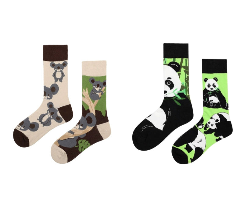 Decora Kei Mismatched Socks Charmingly Naive sock GXCM