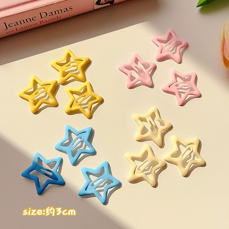 Decora Hair Clips Colorful Star Hair Accessories Bang Hair Clips hair clip Land Decora