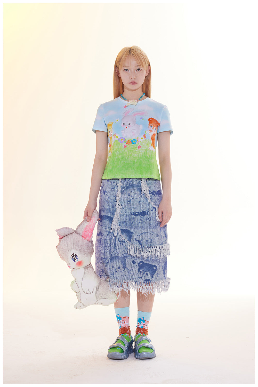 Harajuku T-Shirt Cute T-Shirt Animal Print T-Shirt Y2K T-Shirt shirt tntntutu