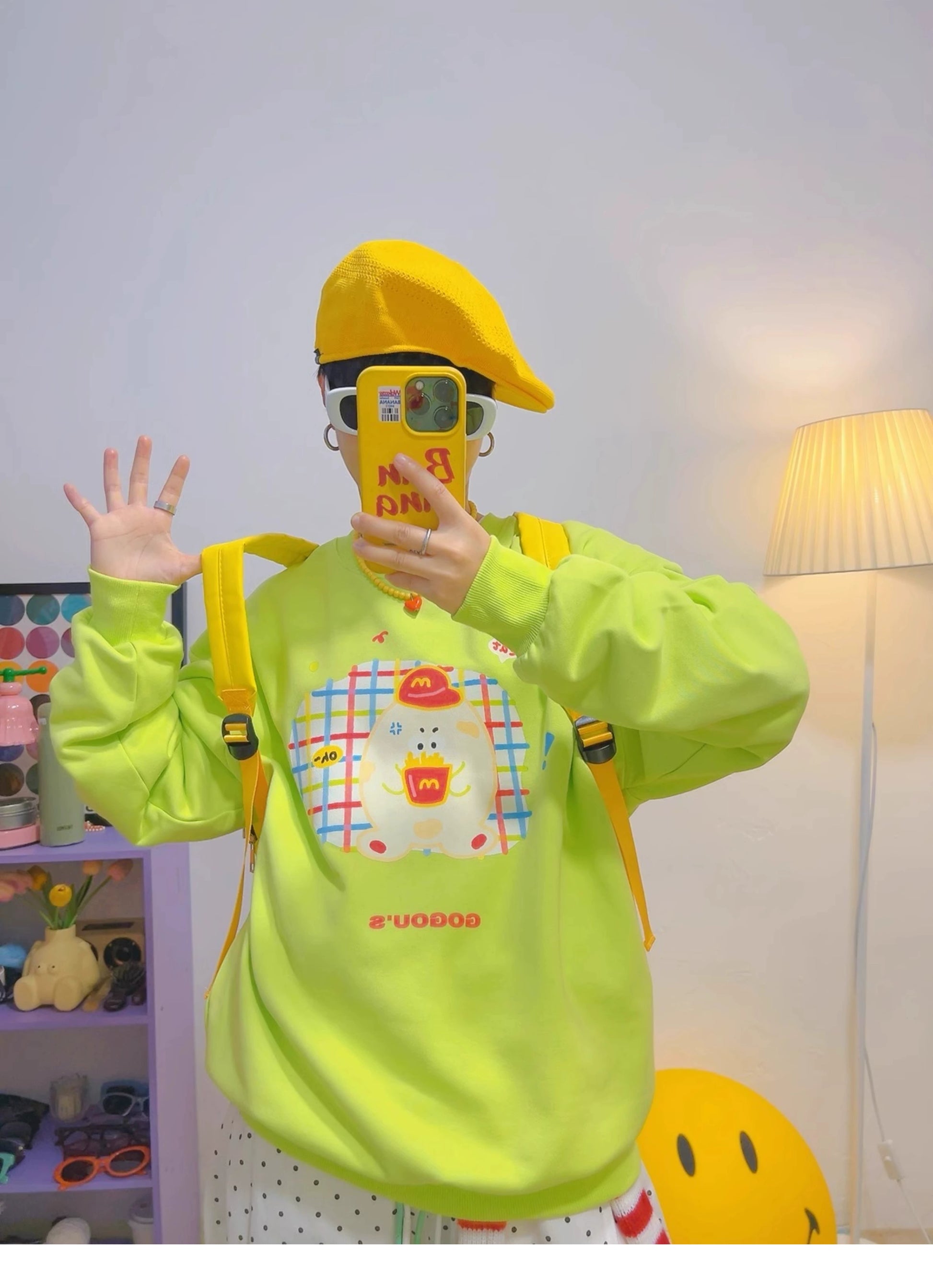 KURIOSITAET - Green Crewneck Sweatshirt sweatshirt KURIOSITAET