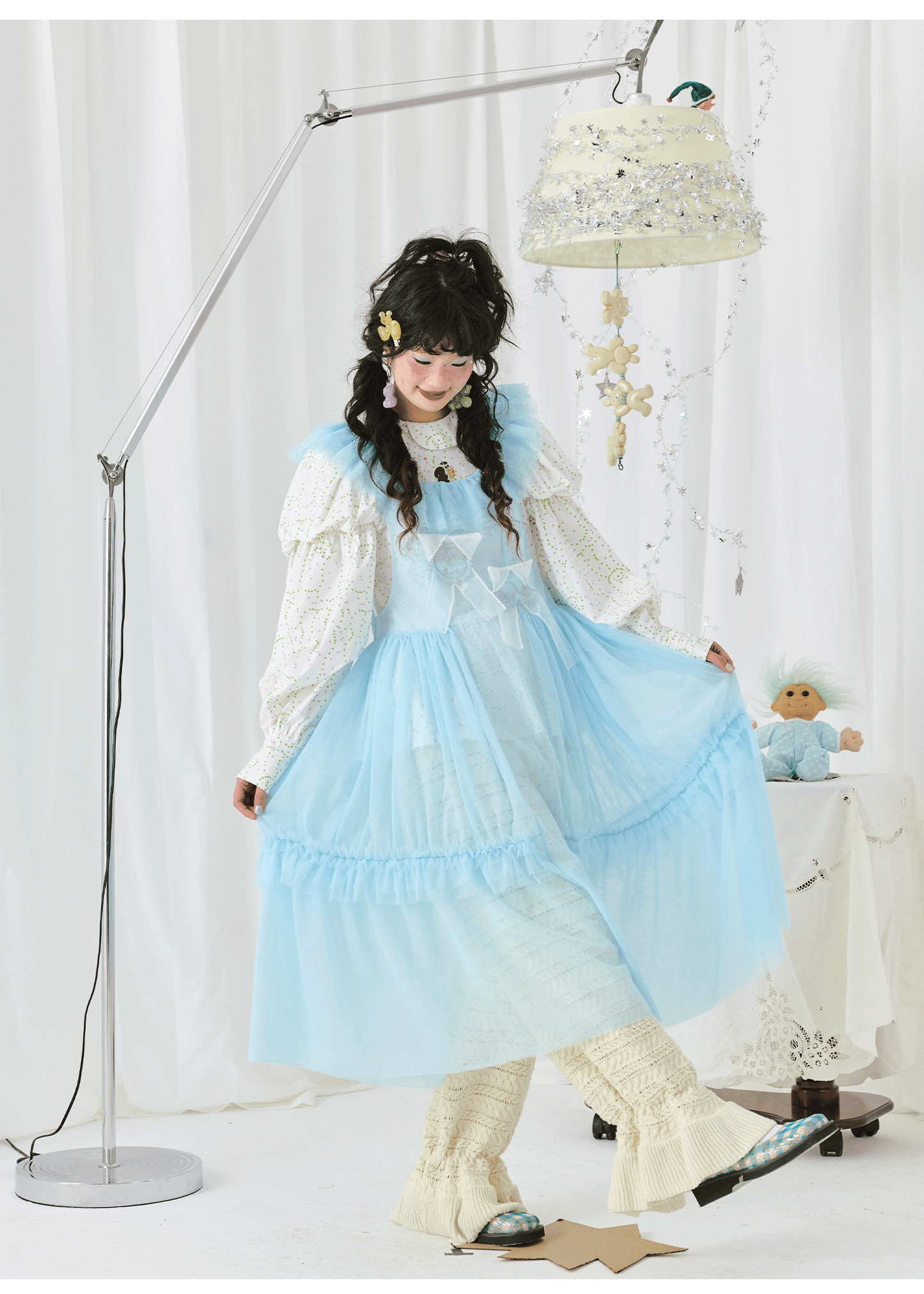 Harajuku Pants Beige Pants Textured Knit Pants Wide-Leg Pants pants HELPHELP