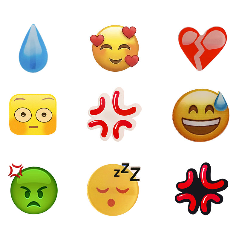 rovedcity - Emoji Expression Acrylic Hair Clip