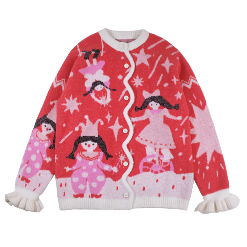 Meugler Fantasy Circus Candy Fairy Soft Knit Cardigan – Cozy & Cute cardigan Meugler