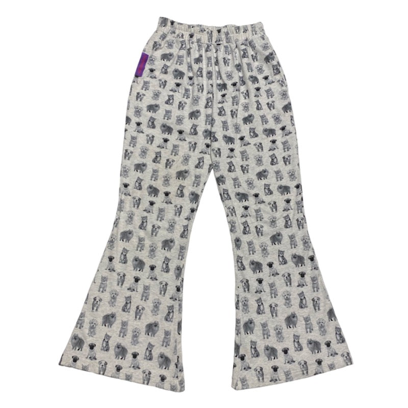 Y2K Wide-Leg Pants – Vintage Animal Print pants bunnybunnygun