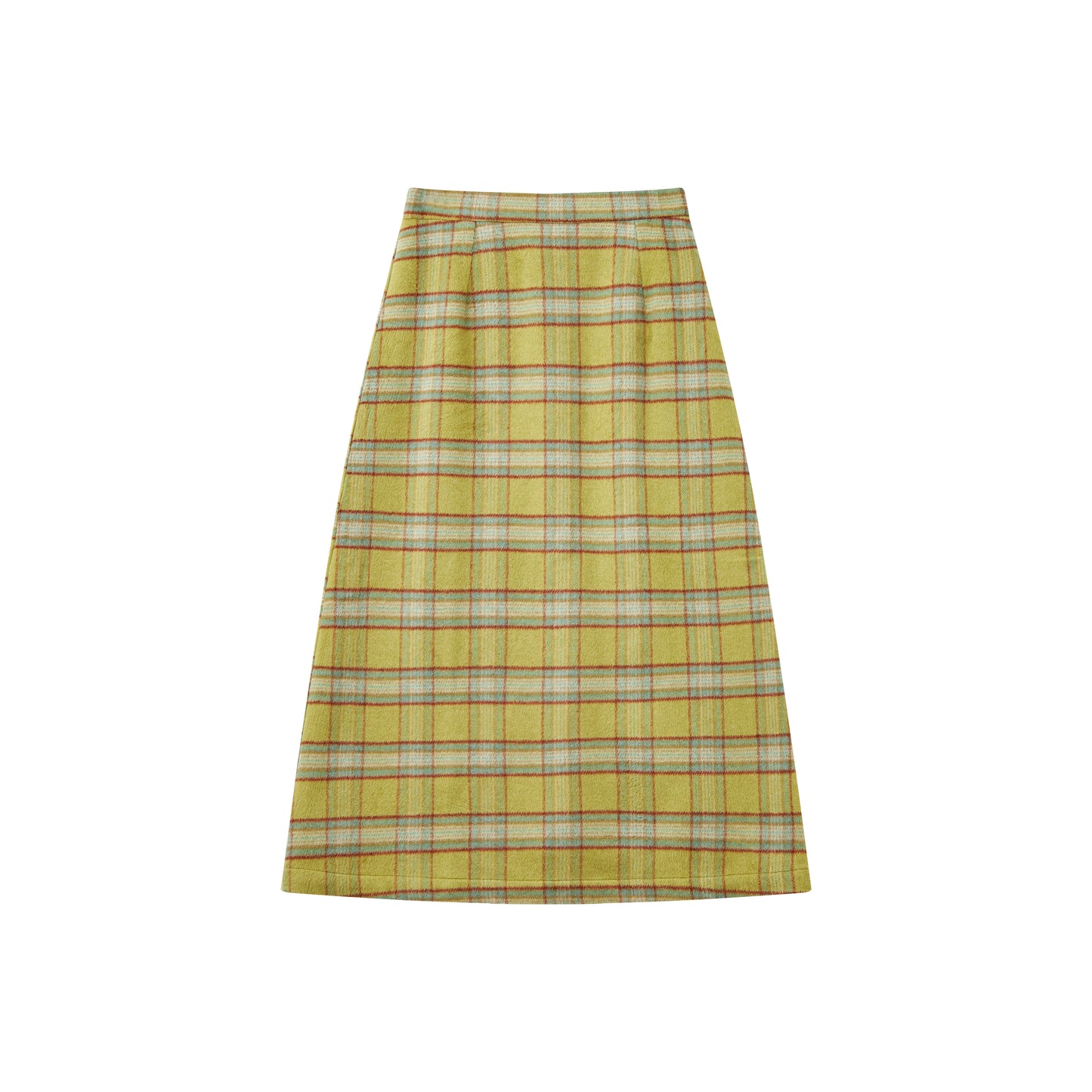 Chemical Girl - Vintage Plaid Wool Long Skirt Retro Girly skirt chemical girl