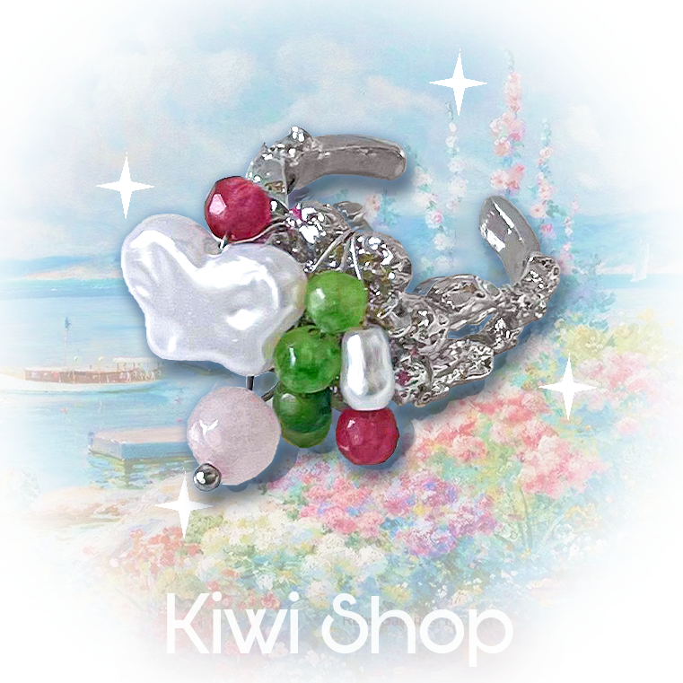 Kiwi Store - Y2K Beaded Ring ring kiwi store Colorful Butterfly Ring - 1pc