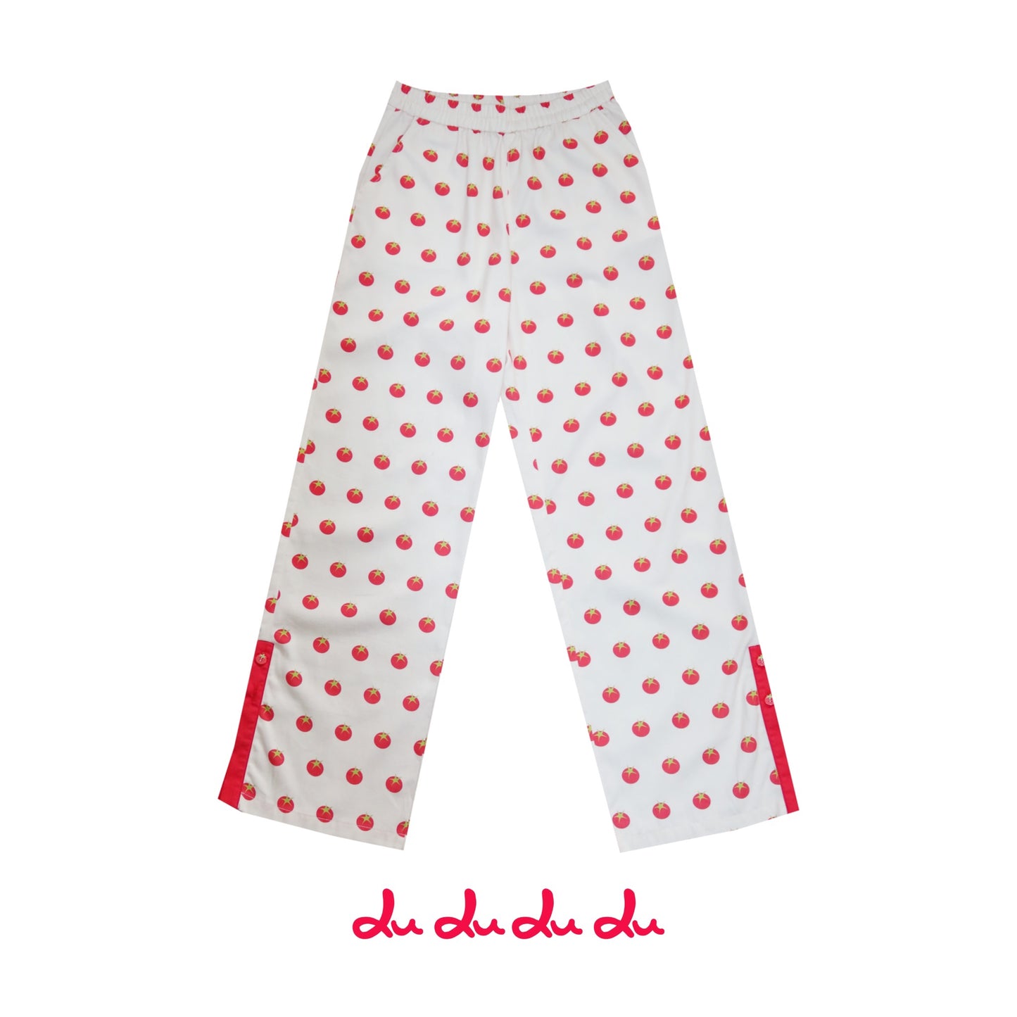Kawaii Slit Pants – Tomato Print pants LULULULU M