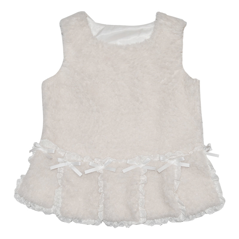 Daytoday Everyday Institute Harajuku Vest Bow Embroidery Skirt Layered Dress dress daytoday everyday institute