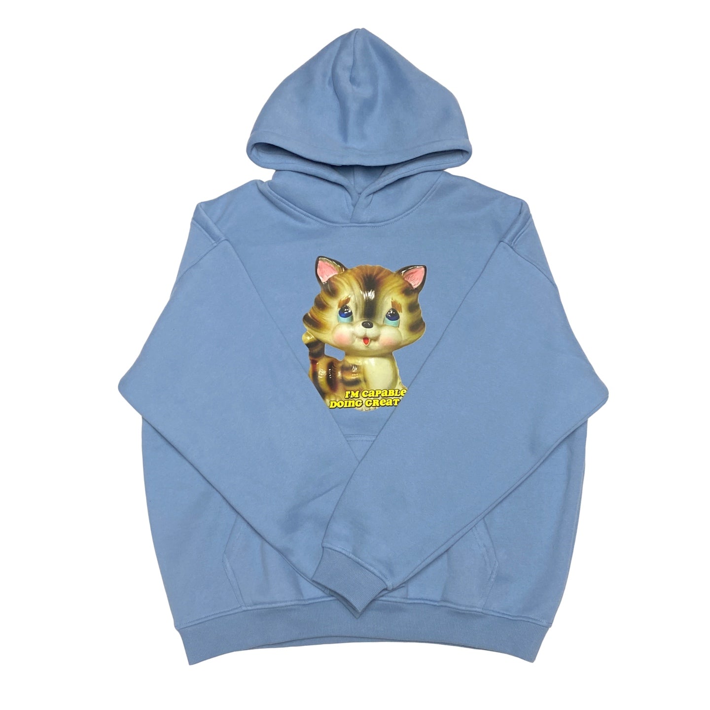 bunnybunnygun - Showa Blue Fleece Sweatshirt Oversized Vintage hoodie bunnybunnygun M
