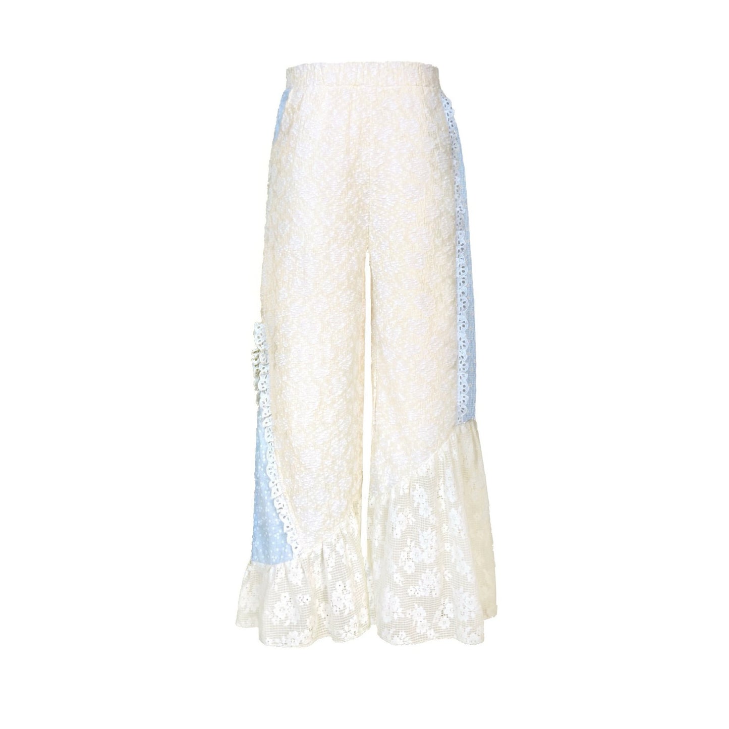 Disorder - Kawaii Lace Panel Wide Leg Pants pants Disorder