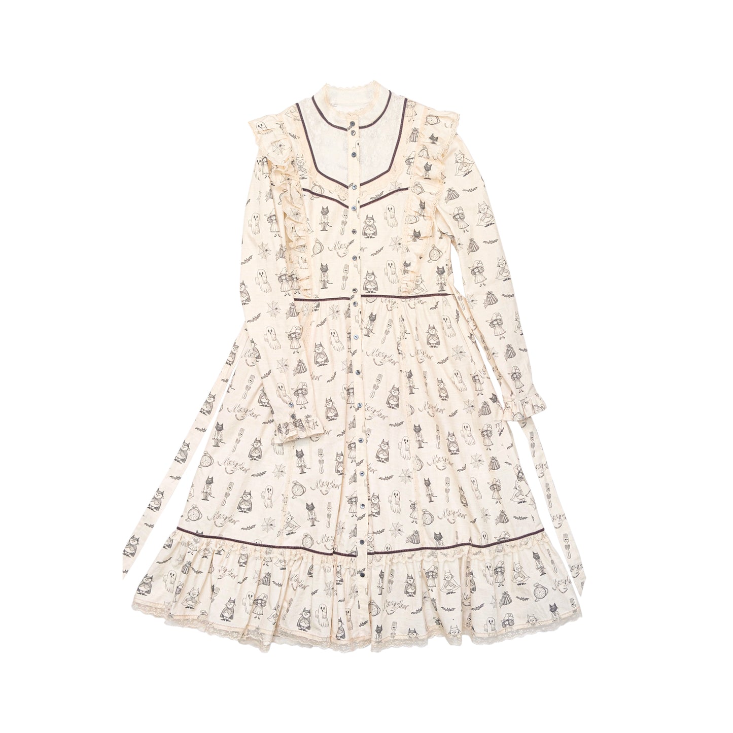 Meugler Dress Original Print Art Dress Vintage Dress Sweet Retro Style Dress dress Meugler