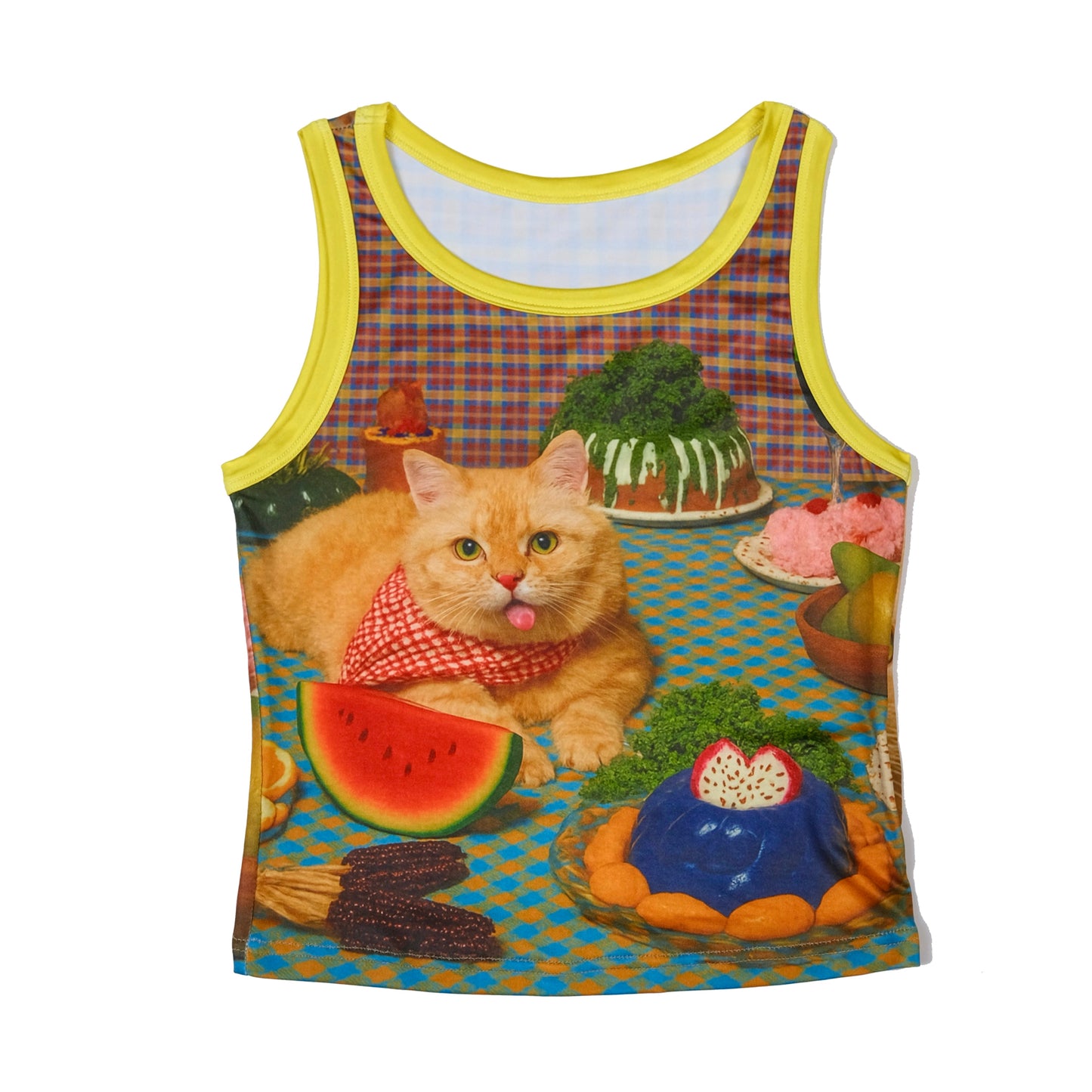 MeowMeow Bug – KidCore Printed Sleeveless Tank Top vest MeowMeow Bug Cat S