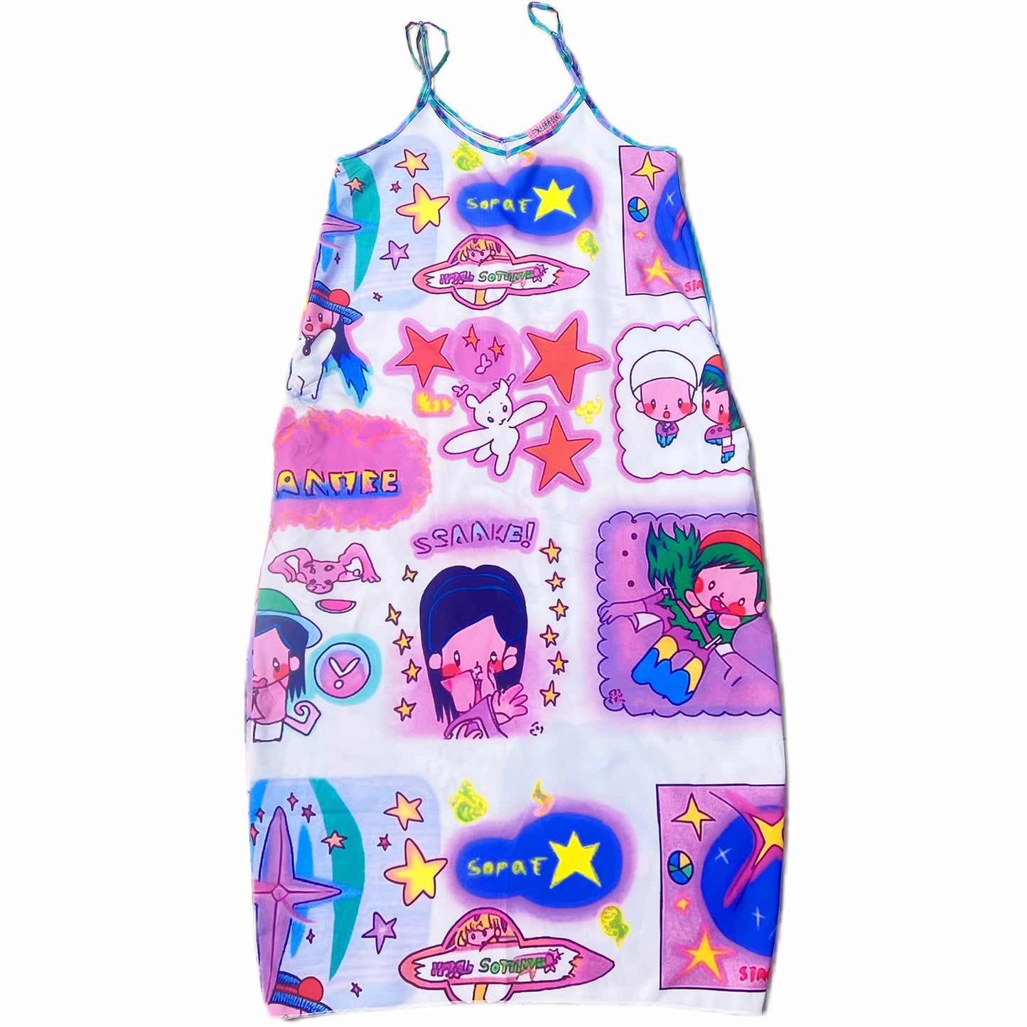 Harajuku Dress Cute Print Dress Loose Leisure Dress dress Leerroo
