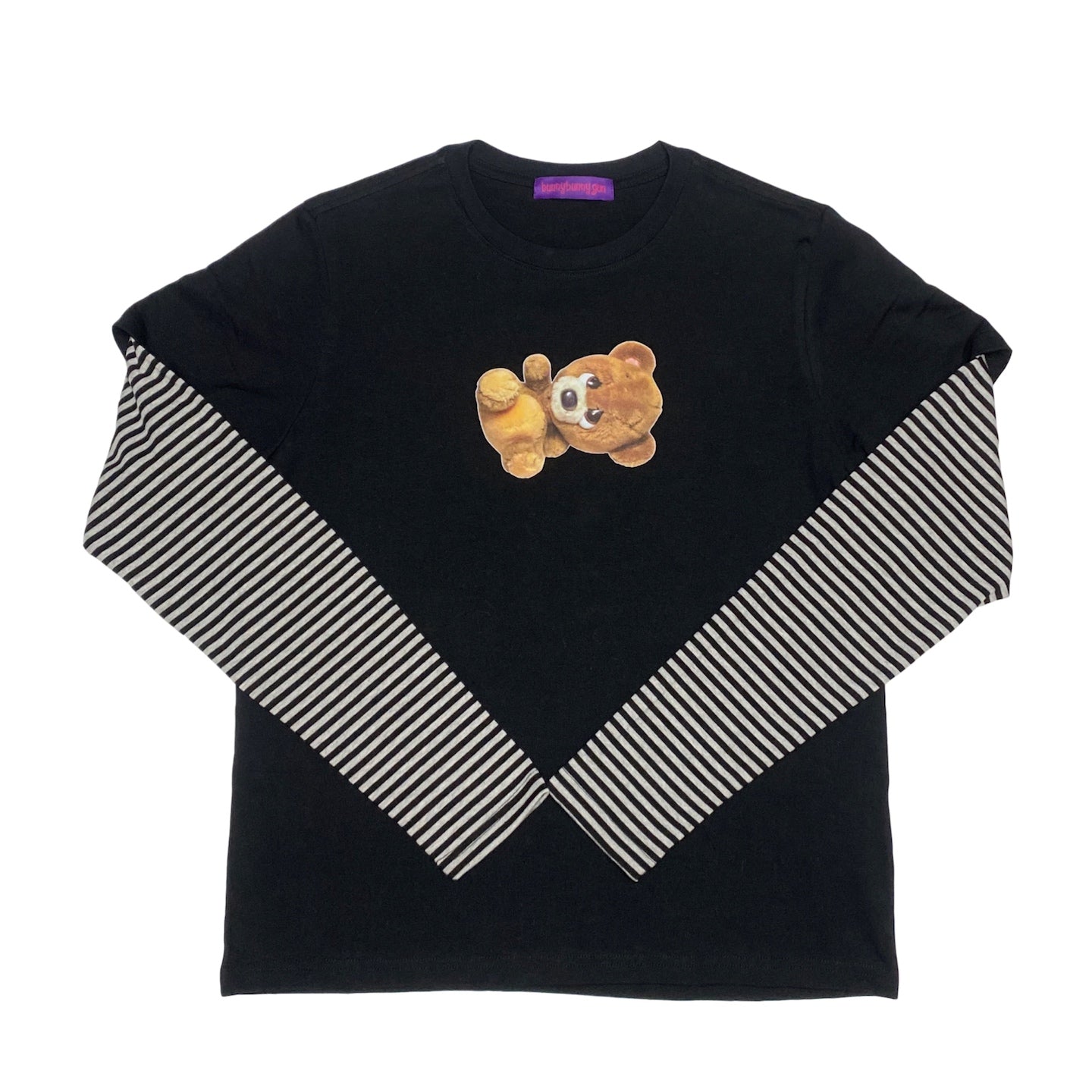 bunnybunnygun - Kawaii Layered Long Sleeve T-Shirt shirt bunnybunnygun Small Size