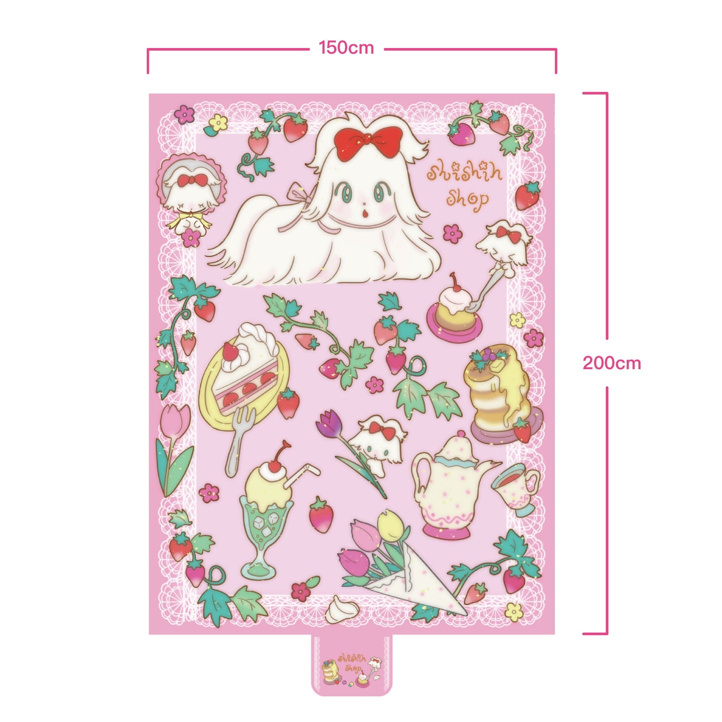 shishihshop Picnic Blanket | Original Design Outdoor Mat | Waterproof & Sunshade Function Mat mat shishihshop