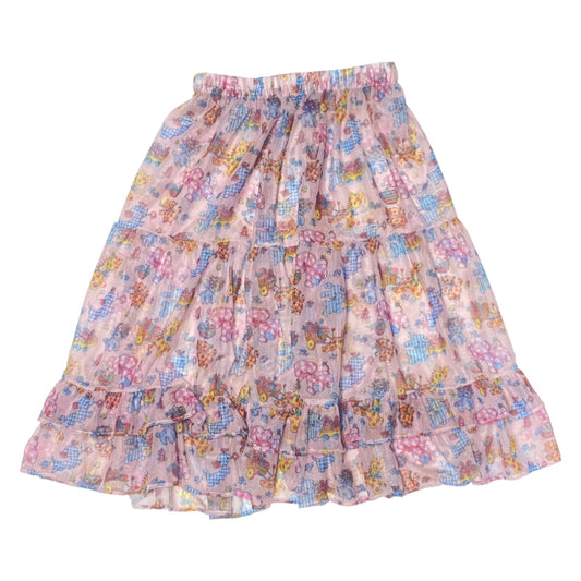 Kawaii Mesh Skirt – Lace Hem skirt bunnybunnygun